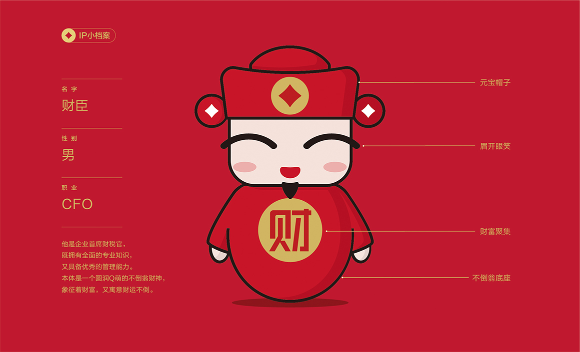 財臣企業(yè)財稅管理標(biāo)志logo設(shè)計案例