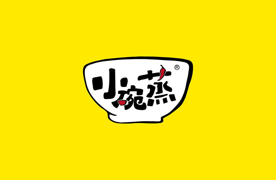 小碗蒸快餐新銳品牌logo設(shè)計(jì)案例