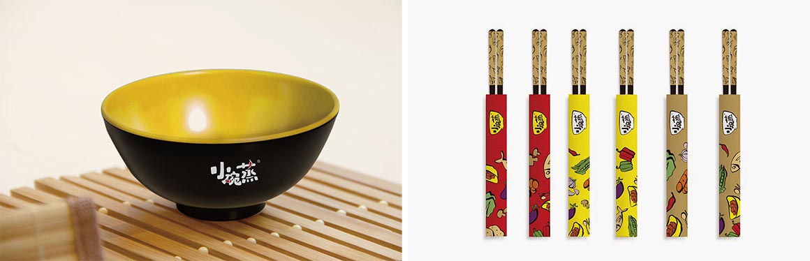 小碗蒸快餐新銳品牌logo設(shè)計(jì)案例